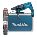Makita HR 2631 FT13 Kombihammer 800 W 2,4 J SDS Plus + Bohrer Set + Koffer