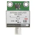 EMOS Breitband-Verstärker 30 dB (Frequenzbereich 5-260 MHz, 470-790 MHz) für Montage in Antennen-Steckdose 27 mm, Signalverstärker mit F-Buchse für TV, Radio, Kabelfernsehen