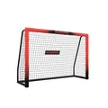 Hudora Fussballtor Pro Tect 180 Advanced (hochwertig, langlebig, einfacher Aufbau) rot - 180x120x60cm