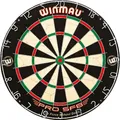 WINMAU Steeldartboard PRO SFB Bristle – Sisal Dartscheibe in Turniergröße mit Zubehör für Profis & Einsteiger