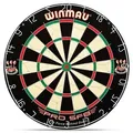 Winmau Dartscheibe Borsten Dartboard Pro SFB mit 3 Stahl- und 3 Softdarts