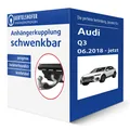 Oris Anhängerkupplung schwenkbar für AUDI Q3 Typ F3B AHK