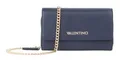 VALENTINO Wallet With Shoulder Strap Umhängetasche Clutch Geldbörse Blu Notte
