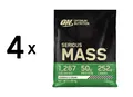 4 x Optimum Nutrition Serious Mass (12lbs) Cookies and Cream (17,42 EUR/kg)