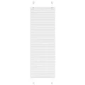 vidaXL Plissee Weiß 45x100 cm Stoffbreite 44,4 cm Polyester