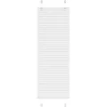 vidaXL Plissee, Weiß, Textil, Füllung: Polyester, Rechteckig, 45x100 cm, Wohntextilien, Rollos & Jalousien, Plissees