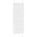 vidaXL Plissee Weiß 45x100 cm Stoffbreite 44,4 cm Polyester, Faltrollo, Klemmfix, Plisseerollo, Jalousie, Rollo, Plisseerollo für Fenster