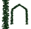 vidaXL Christbaumschmuck Weihnachtsgirlande PVC 10 m (1-tlg)