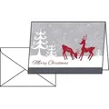 Weihnachts-Karte A6 (A5) 220g Red Deer VE=25+25 Stück
