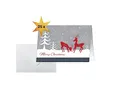 SIGEL DS256 Weihnachts-Karten Set mit Umschlag | A6 | 25 Stück "Red Deers" | ideal zum Bedrucken