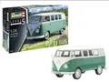REVELL - VOLKSWAGEN T1 Grün-weißer Bus zum Zusammenbauen und Lackieren - 1/24...