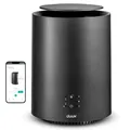 Duux Threesixty 2 Smart Keramik Heizlüfter Leise - 360° Elektrische Heizung Mit 1800 Watt & 3 Leistungsstufen Elektroheizung - Heizlüfter Energiesparend Mit Intelligenter Steuerung - Heizgerät grau