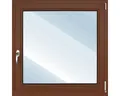 ARON Basic Holzfenster Kiefer lackiert S30 kastanie 800x600 mm DIN Rechts