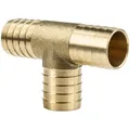 Schlauchverbinder T-stück 1/2 Zoll (16 Mm) Messing Blank - Tecuro