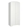 ebuy24 Nilon Kleiderschrank 2 Türen Weiß