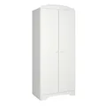 ebuy24 Kleiderschrank Nilon Kleiderschrank 2 Türen weiß.