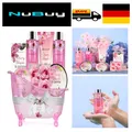 Badeset für Frau 8 tlg Kirschblüten Jasmin Duft Pflegeprodukte