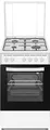 PKM GH4-50 EO AQ, Stand-Gasherd/9050 Watt/50 cm/3 Backofenfunktionen/Ober- und Unterhitze/Energieeffizienzklasse A/Inklusive Grillrost & Fettpfanne