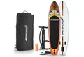 ArtSport Inflatable SUP-Board Beach Rocker, Stand Up Paddling Board, ideal für Anfänger, bis 150 kg, inkl. Tragetasche und Zubehör