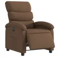 vidaXL Sessel Relaxsessel Elektrisch Braun Stoff (1-St)