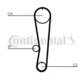 ContiTech Zahnriemen Set - Teilenummer: CT757K1 - 103 Zähne - OE Qualität