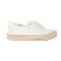 TOMS Damen Espadrilles - Carolina LACE UP 10021879- White Beachside, Größe:38.5 EU