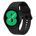 Samsung Galaxy Watch4, Runde Bluetooth Smartwatch, Wear OS, dreh-Bare Lünette, Fit-nessuhr, Fitness-Tracker, 40 mm, Black