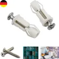 2 Stk Expansionsschraube für WC Sitz Befestigung Schrauben Dübel Set Befestigung
