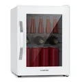 Klarstein Mini Kühlschrank mit Glastür, - für Zimmer, Getränkekühlschrank Klein mit Verstellbaren Ablagen, 33 Liter, Indoor/Outdoor Leise