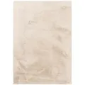 benuta Kunstfell-Teppich, Beige, Kunststoff, Uni, Rechteckig, 120x170 cm, Oeko-Tex® Standard 100, pflegeleicht, Teppiche & Böden, Teppiche, Fellteppiche
