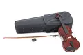 PURE GEWA Violingarnitur HW Hartholzgarnitur - Violine 1/4, Set spielfertig inkl. Koffer, Bogen, Kolofon, Kinnhalter, Feinstimmsaitenhalter