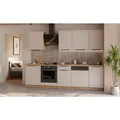 Küche SOLANO BASIC 280 Küchenzeile Küchenblock Einbauküche Kaschmir + Artisan