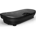 Sportstech Vibrationsplatte VP250, Curved Design, 200W Motor, LED-Display, Schwarz