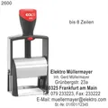 Firmenstempel mit Logo Bürostempel Colop Classic Line 2600 - GSS Thommessen