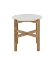 Beistelltisch Blumenhocker Portofino Ø 45.5 cm Höhe 47.8 cm Teakholz, Dehner