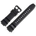 Casio Uhrenarmband Ersatzband 16mm Kunststoff Schwarz - WV-200E