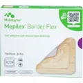 Mepilex Border Flex Schaumverb.haft.7.5x7.5 cm 5 ST