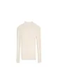 ARMEDANGELS Damen Pullover Slim Fit aus Bio-Baumwolle ALAANIA Fitted Oatmilk S
