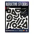 Reflective Berlin Reflexaufkleber Shapes Doodle Schwarz (65481629)