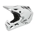 O'NEAL Fahrrad Helm Full Face Kopfscutz SL1 CREST Weiß Schwarz  L 59/60 cm