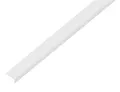 Alberts® Abschlussprofil rund, selbstklebend, Kunststoff. 19x7mm, Länge 1m
