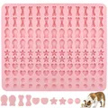 Backmatte Hundekekse, Silikon Backmatte Hundeleckerli 5 Formen in 1 BPAFrei B...