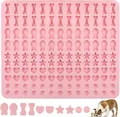 Backmatte Hundekekse, Silikon Backmatte Hundeleckerli 5 Formen in 1 BPA-Frei ...