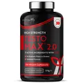 Testosteron Booster für Männer - 210 vegane Kapseln - 1450mg TESTOSTERON-BOOSTER