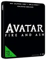 Avatar Fire and Ash Steelbook 3 Disc Ed.  Limited Edition 4K Ultra HD+BR NEU OVP