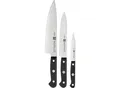 Zwilling Messerset Zwilling® Gourmet, Kunststoff, 3-teilig, rostfrei, Kochen, Küchenmesser, Messersets