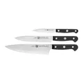 Zwilling 36130-003 Messerset Gourmet, Edelstahl, Silber / Schwarz, 3 Teilig