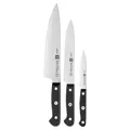 Zwilling Gourmet Messer-Set 3-teilig Kunststoff schwarz