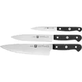 ZWILLING Gourmet Messerset 3-teilig Silber / Schwarz, Edelstahl