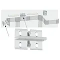 LED Strip Profil Duo Montage-Set Fixture 4er Pack Transparent